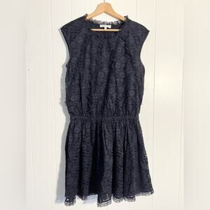 chloe blue lace dress Blue Jardin Raye Print Sweetheart Mini Chloe Lace Up Dress XXXL